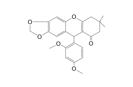 10-(2,4-dimethoxyphenyl)-7,7-dimethyl-6,7,8,10-tetrahydro-9H-[1,3]dioxolo[4,5-b]xanthen-9-one