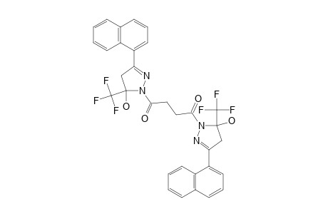 1,4-BIS-[5-(TRIFLUOROMETHYL)-5-HYDROXY-3-(1-NAPHTHYL)-4,5-DIHYDRO-1H-PYRAZOL-1-YL]-BUTANE-1,4-DIONE