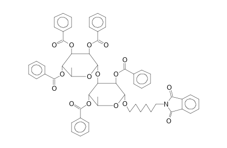 6-PHTHALIMIDOHEXYL 2,4-DI-O-BENZOYL-3-O-(2,3,4-TRI-O-BENZOYL-ALPHA-L-RHAMNOPYRANOSYL)-ALPHA-L-RHAMNOPYRANOSIDE