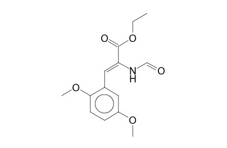 3-(2,5-Dimethoxy-phenyl)-2-formylamino-acrylic acid ethyl ester