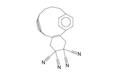 10,11-(4',4',5',5'-Tetracyanocyclohexano)[3.2]paracyclophan-10-ene