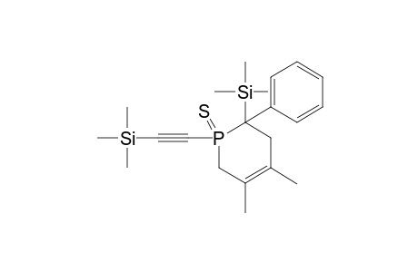 1,2,3,6-TETRAHYDRO-4,5-DIMETHYL-2-PHENYL-1-[(TRIMETHYLSILYL)-ETHINYL]-2-(TRIMETHYLSILYL)-PHOSPHININE-1-SULFIDE