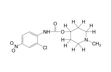 1-METHYL-4-PIPERIDINOL, 2-CHLORO-4-NITROCARBANILATE (ESTER)