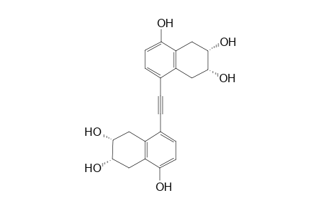 (2R,3S)-8-[2-[(2S,3R)-2,3,8-trihydroxytetralin-5-yl]ethynyl]tetralin-2,3,5-triol