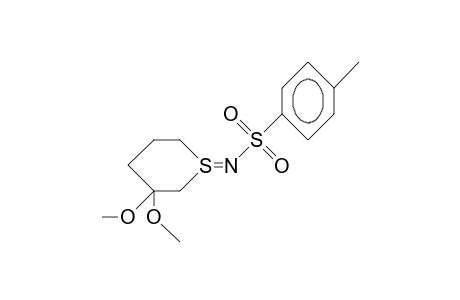 3,3-Dimethoxy-thiane 1-(4-tosylsulfimide)