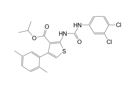 isopropyl 2-{[(3,4-dichloroanilino)carbonyl]amino}-4-(2,5-dimethylphenyl)-3-thiophenecarboxylate