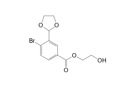 2-{[(2'-Bromo-5'-(2"-hydroxyethoxy)carbonyl]phenyl}-1,3-dioxolane