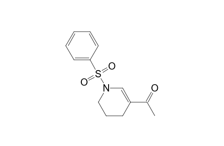 1-(1-besyl-3,4-dihydro-2H-pyridin-5-yl)ethanone