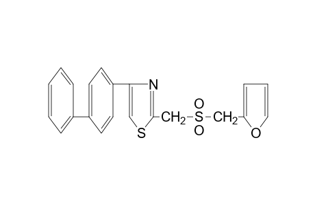 4-(4-biphenylyl)-2-[(furfurylsulfonyl)methyl]thiazole