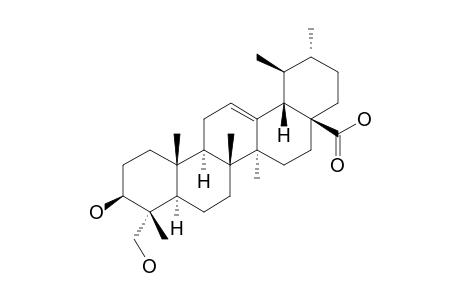 3-BETA,23-DIHYDROXY-URS-12-EN-28-OIC-ACID