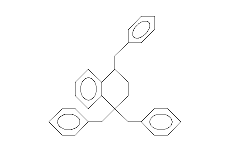 1,4,4-Tribenzyl-tetralin