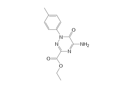 Ethyl 5-amino-6(1H)-oxo-1-p-tolyl-1,2,4-triazine-3-carboxylate