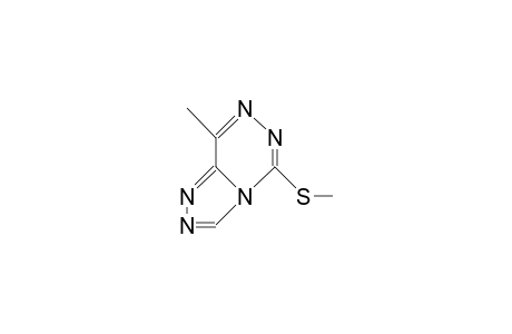 8-METHYL-5-(METHYLTHIO)-s-TRIAZOLO[4,3-d]-as-TRIAZINE