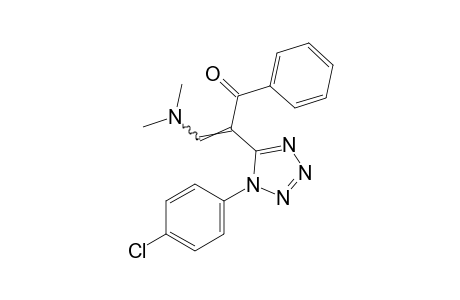 2-[1-(p-chlorophenyl)-1H-tetrazol-5-yl]-3-(dimethylamino)acrylophenone