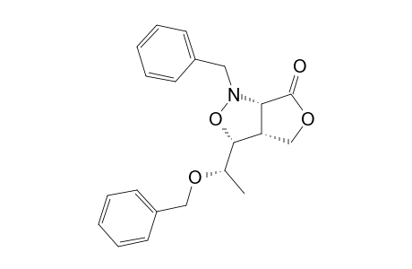 [3S,3AR,6AR(S)]-3-(1-(PHENYLMETHOXY)-ETHYL)-TETRAHYDRO-1-(PHENYLMETHYL)-1H,6H-FURO-[3,4-C]-ISOXAZOL-6-ONE