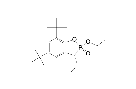 (2R(P)*,3R*)-5,7-DI-TERT.-BUTYL-2-ETHOXY-3-ETHYLBENZO-[D]-1,2-OXAPHOSPHOL-2-OXIDE