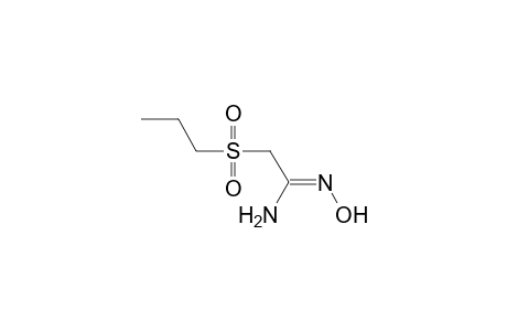 2-(propylsulfonyl)acetamidoxime