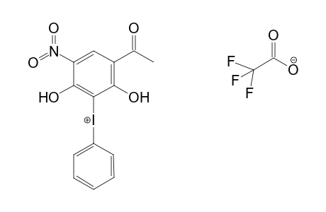 2,6-Dihydroxy-3-acetyl-5-nitro-phenyliodonium trifluoroacetate