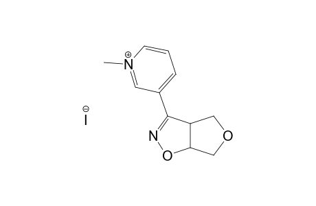 3-(1-METHYL-PYRIDIN-3-YL)-3A,4,6,6A-TETRAHYDROFURO-[3,4-D]-ISOXAZOLE-IODIDE