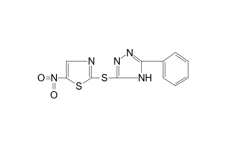 5-nitro-2-[(5-phenyl-4H-1,2,4-triazol-3-yl)thio]thiazole