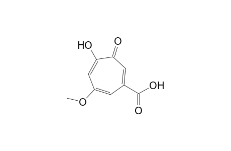 4-Hydroxy-6-methoxy-3-oxocyclohepta-1,4,6-triene-1-carboxylic acid