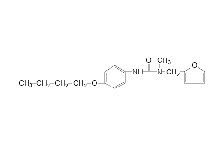 3-(p-butoxyphenyl)-1-furfuryl-1-methylurea