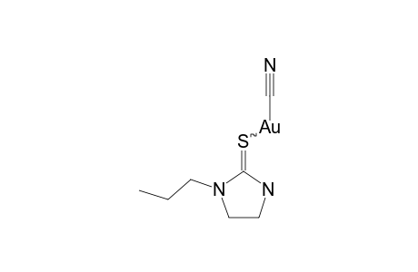 CYANO-[N-PROPYL-IMIDAZOLIDINE-2-THIONE]-GOLD-(I)-COMPLEX