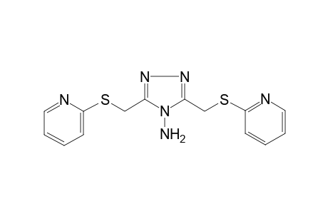 3,5-Bis-(pyridin-2-ylsulfanylmethyl)-[1,2,4]triazol-4-ylamine