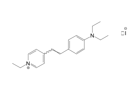 4-[p-(diethylamino)styryl]-1-ethylpyridinium iodide