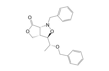 [3R,3AR,6AR(S)]-TETRAHYDRO-3-(1-(PHENYLMETHOXY)-ETHYL)-1-(PHENYLMETHYL)-1H,6H-FURO-[3,4-C]-ISOXAZOL-6-ONE