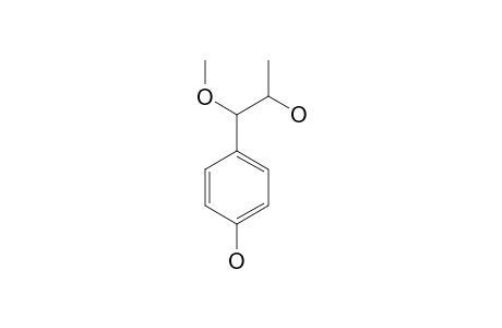 THREO-4-HYDROXYPHENYLPROPAN-7,8-DIOL-7-O-METHYLETHER