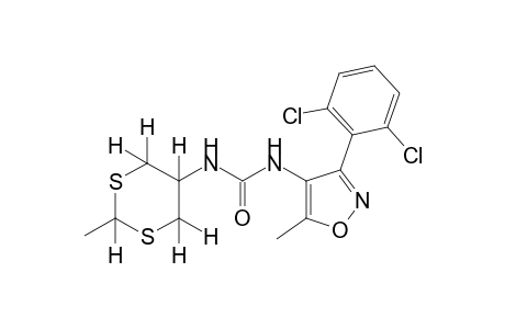 1-[3-(2,6-dichlorophenyl)-5-methyl-4-isoxazolyl]-3-(2-methyl-m-dithian-5-yl)urea