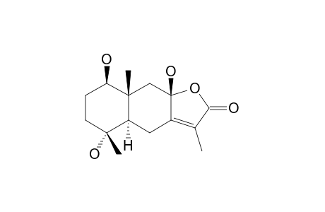 CHLORAEUDOLIDE;1-BETA,4-ALPHA,8-TRIHYDROXY-7-(11)-EN-EUDESM-8,12-OLIDE