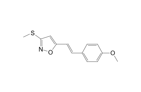 3-METHYLTHIO-5-[2-(PARA-METHOXYPHENYL)-ETHENYL]-ISOXAZOLE