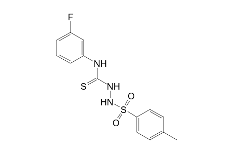 4-(m-fluorophenyl)-1-(p-tolylsulfonyl)-3-thiosemicarbazide