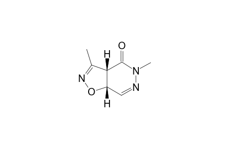 3,5-Dimethyl-5,7a-dihydroisoxazolo[4,5-d]pyridzin-4(3aH)-one