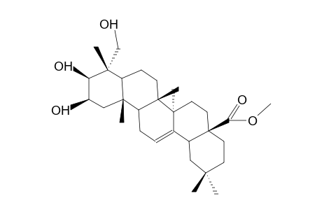 2beta,3beta,23-TRIHYDROXY-OLEAN-12-EN-28-OIC ACID METHYL ESTER