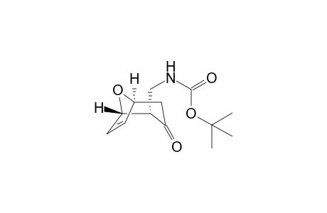 tert-Butyl (((1R*,2S*,5R*)-3-oxo-8-oxabicyclo[3.2.1]oct-6-en-2-yl)methyl)carbamate