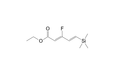 (2E)-Ethyl 3-fluoro-5-(trimethylsilyl)penta-2,4-dienoate