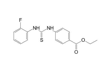 p-[3-(o-fluorophenyl)-2-thioureido]benzoic acid, ethyl ester