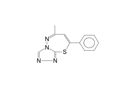 5-METHYL-7-PHENYL-1,2,4-TRIAZOLO[3,4-B]-1,3,4-THIADIAZEPINE