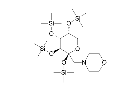 6-Deoxy-6-(4-morpholinyl)-1,2,3,4-tetrakis-O-(trimethylsilyl)hexopyranose