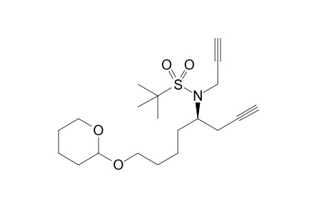 (4R)-N-(tert-Butanesulfonyl)-N-(2-propyl)-8-[(tetrahydro-2Hpyran-2-yl)oxy]oct-1-yn-4-amine