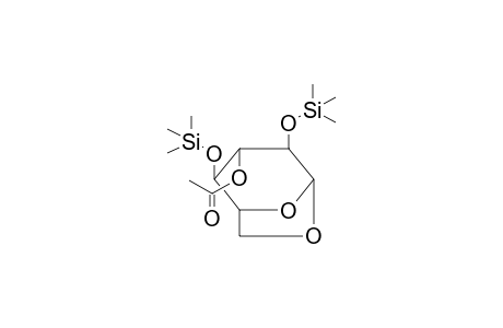 3-O-ACETYL-2,4-DI-O-TRIMETHYLSILYL-1,6-ANHYDRO-BETA-D-GLUCOPYRANOSE