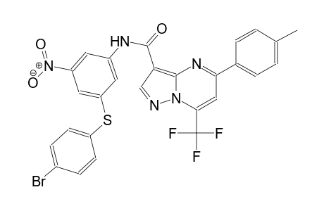 pyrazolo[1,5-a]pyrimidine-3-carboxamide, N-[3-[(4-bromophenyl)thio]-5-nitrophenyl]-5-(4-methylphenyl)-7-(trifluoromethyl)-