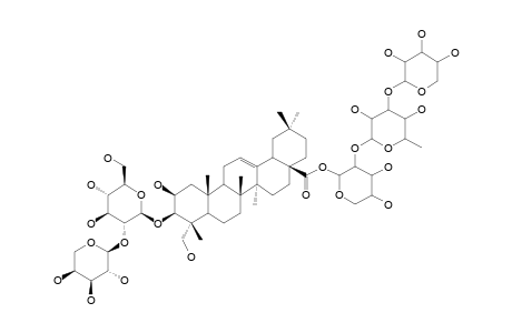 3-O-[ALPHA-L-ARABINOPYRANOSYL-(1->2)-BETA-D-GLUCOPYRANOSYL]-BAYOGENIN-28-[BETA-D-XYLOPYRANOSYL-(1->3)-A-L-RHAMNOPYRANOSYL-(1->2)-A-L-ARABINOPYRANOSYL]-ESTER