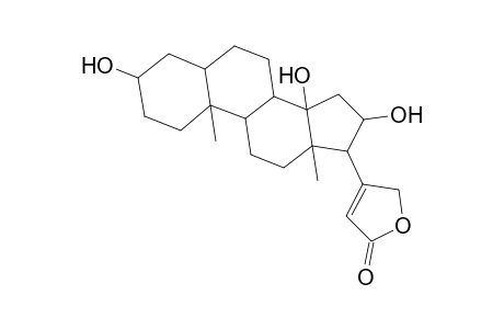 17b-(2,5-Dihydro-5-oxo-3-furyl)-5b,14b-androstane-3b,14,16b-triol