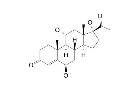 6-BETA,11-ALPHA-17-ALPHA-TRIHYDROXYPROGESTERONE