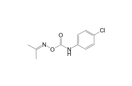 acetone, O-[(p-chlorophenyl)carbamoyl]oxime