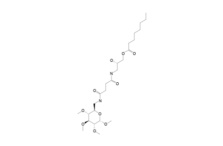 6-[(S)-3-CAPROYL-2-HYDROXYPROPYL-SUCCINAMIDO]-6-DEOXY-1,2,3,4-TETRA-O-METHYL-ALPHA-D-GLUCOPYRANOSIDE